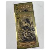 (2) 1 Goldbacks 24K, Arizona .999 1/1000th Oz