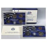 2002 US Proof Coin Set in Original Govt Pkg