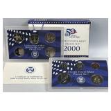 2000 US Proof Coin Set in Original Govt Pkg