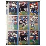 Houston Oilers Card Collection in Album
