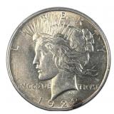 1922 Peace Silver Dollar, US $1 Coin, 90%