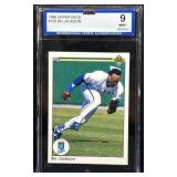 1990 Upper Deck Bo Jackson #105 ISA 9