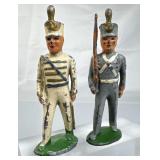 (2) Vintage Lead Toy Soldiers, Military Figures