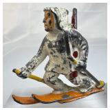 Vintage Manoil M99 Lead Skier Figure, USA