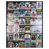 Retro Baseball Cards w/ HOF Stars, Large Group