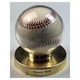 Derek Bell Signed National League Baseball