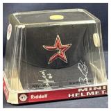 Brandon Backe & Willy Taveras Signed Astros Cap