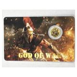 Niue Ares God of War 1/1000ozt .9999 Gold, Carded