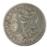 1890-O Morgan Silver Dollar, US $1 Coin, 90%