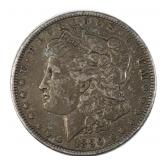 1890 Morgan Silver Dollar, US $1 Coin, 90%
