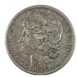1882 Morgan Silver Dollar, US $1 Coin, 90%