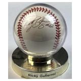 Ricky Gutierrez Signed National League Baseball