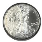 1oz Silver American Eagle .999 Fine, 1999