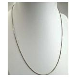 925 Silver Box Link Chain Necklace