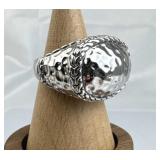 Hammered Statement Ring, Size 7, Like New