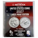 NEW 2027 Red Book Large Print Spiral 250th Anniv.