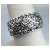 925 Sterling Silver and CZ Ring