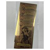 (4) 1/4 Goldbacks 24K, Idaho .999 1/4000th Oz