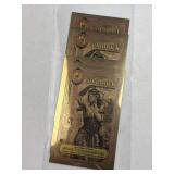 (4) 1/4 Goldbacks 24K, Idaho .999 1/4000th Oz