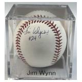 Jim Wynn JSA Signed MLB Baseball