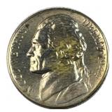 1944-D Silver Jefferson Nickel, US 5c Coin