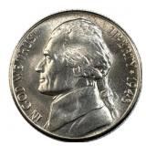 1943-S Jefferson War Nickel 35% Silver, BU