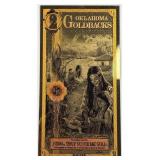 2025 Oklahoma 2 Goldbacks 24K Gold 1/500 Oz