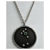 925 Silver Satya Taurus Constellation Necklace