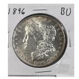 1896 Morgan Silver Dollar, Nice Quality
