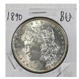 1890 Morgan Silver Dollar, Nice Quality