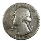 1944 Washington Quarter, 90% Silver