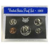 1969 US Proof Set w/ 40% Silver Kennedy