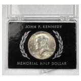 1964-D Kennedy Half Dollar, 90% Silver, in Case
