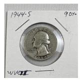 1944-S Washington Quarter, 90% Silver