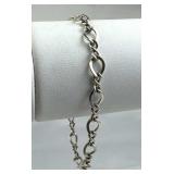 925 Silver Delicate Charm Bracelet