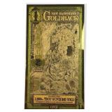 2022 New Hampshire 1 Goldback 24K Gold 1/1000 Oz