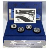 2014 Kennedy 50th Anniv. 4-Coin Silver Set