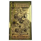 2022 Wyoming 1 Goldback 24K Gold 1/1000 Oz