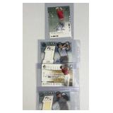 2003-05 (4) Signed Golf Auto & Shirt Cards