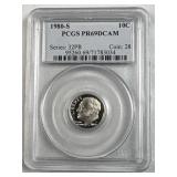 1980-S Roosevelt Dime PCGS PR69DCAM