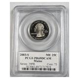 2003-S Maine Quarter PCGS PR69DCAM