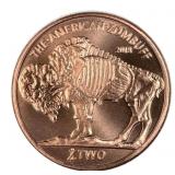 2018 Zombucks American ZomBuff 1oz .999 Copper