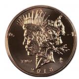 2018 Zombucks Feast Dollar 1oz .999 Copper