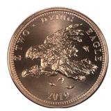 2019 Zombucks Dying Eagle 1oz .999 Copper