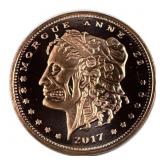 2017 Zombucks Morgue Anne 1oz .999 Copper