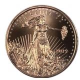 2019 Zombucks The Saint 1oz .999 Copper