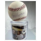 Jose Vizcaino Signed Astros Baseball w/ Provenance