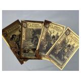 (4) 1/2 Goldbacks 24K, AZ FL OK .999