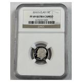 2010-S Roosevelt Dime NGC PF69 Ultra Cameo