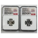1776-2026 P&D Emerging Liberty 10c MS66 NGC 250th